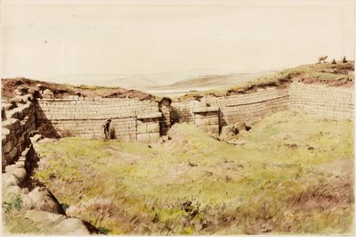 Crag de Cuddy (bodycolour) de Henry Burdon Richardson